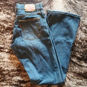 Levis boot cut jeans